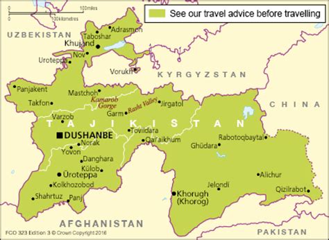 foreign office travel advice tajikistan